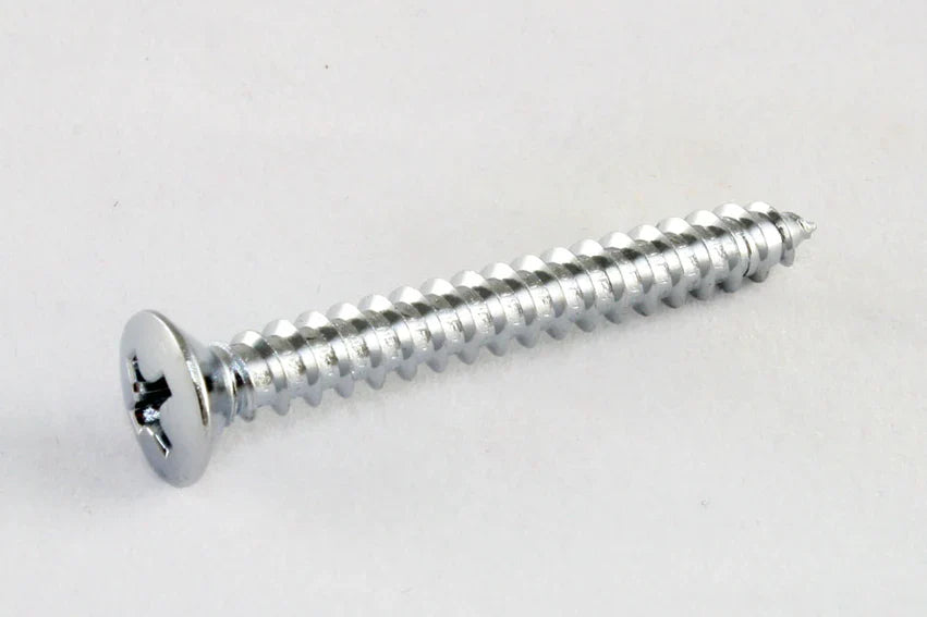 Allparts Neck plate screws, Phillips head, #8 x 1-3/8 inch short