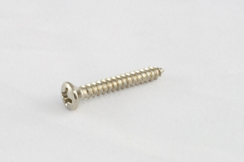 Allparts Bridge Mounting Screws for Guitar/Bass, Phillips Oval Head, #6 x 1 Long