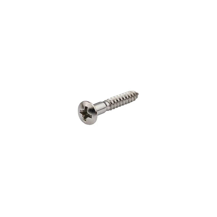 Allparts Bridge Mounting Screws for Guitar/Bass, Phillips Oval Head, #5 x 1 Long