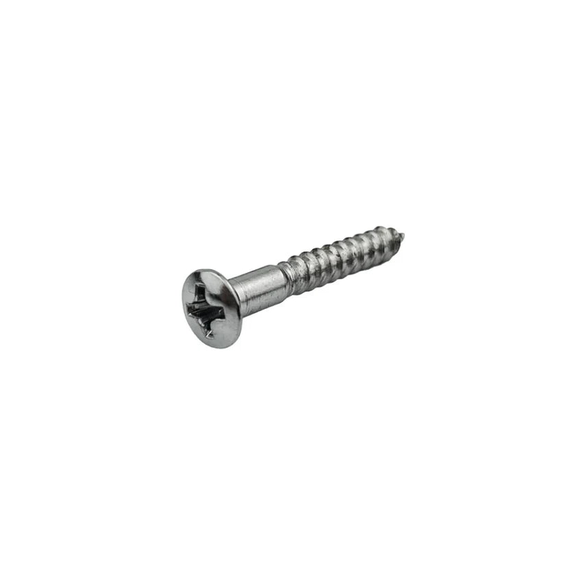 Allparts Bridge Mounting Screws for Guitar/Bass, Phillips Oval Head, #5 x 1 Long