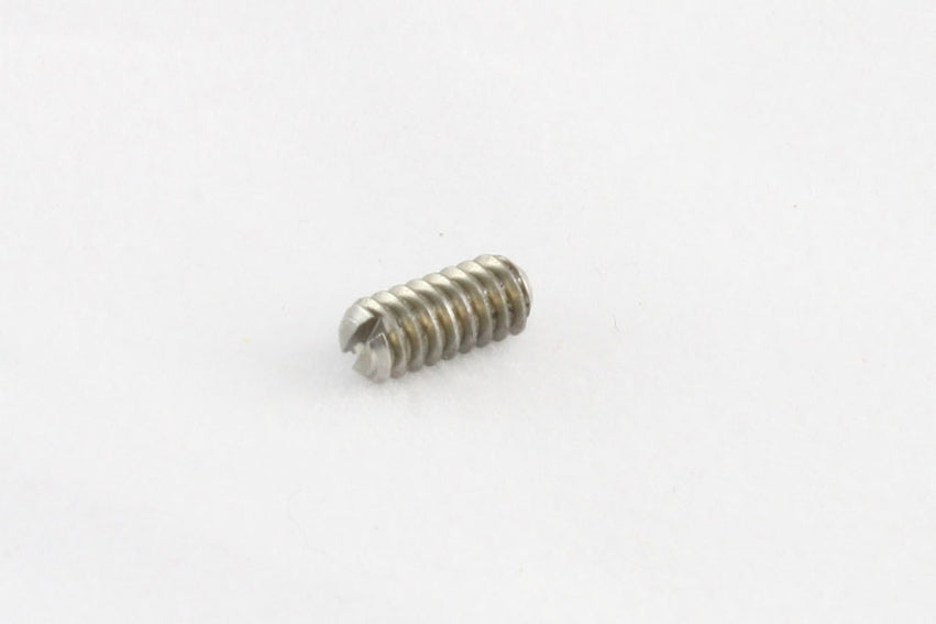 Allparts Bridge Saddle Height Screws for Guitar, Slot Head, Short, #4-40 x 1/4 inch