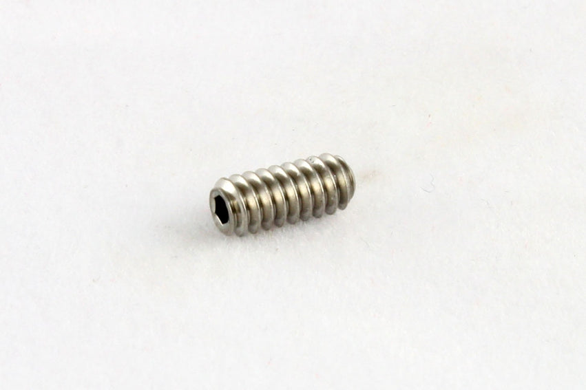 Allparts Bridge Saddle Height Screws for Bass or Tele® Guitar, Hex Head, #6-32 x 1/4 inch