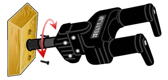 Hercules WoodBlock Guitar Wall Hanger