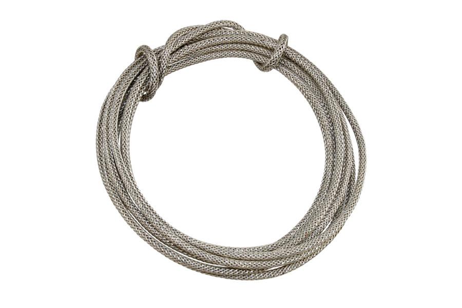 Allparts 22 Gauge Vintage Style Stranded Wire, Cloth Covered With Braided Shield