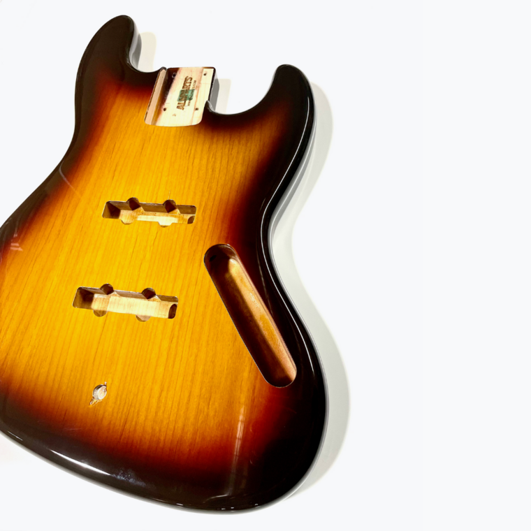 Allparts JBF-3SB Sunburst Finished Replacement Body for Jazz Bass