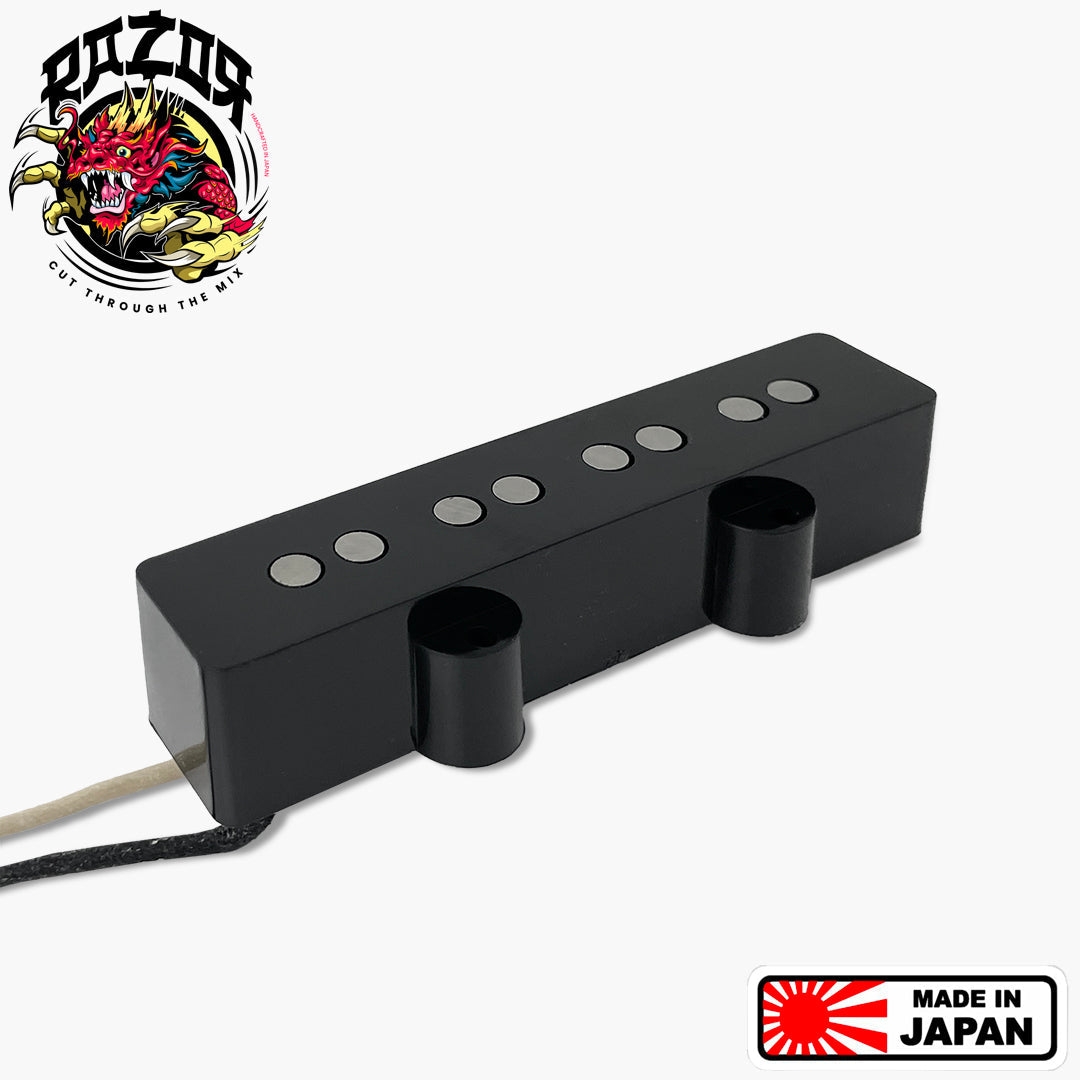 Razor® Buraddo mun Blood Moon Neck Pickup for Jazz Bass® - Black