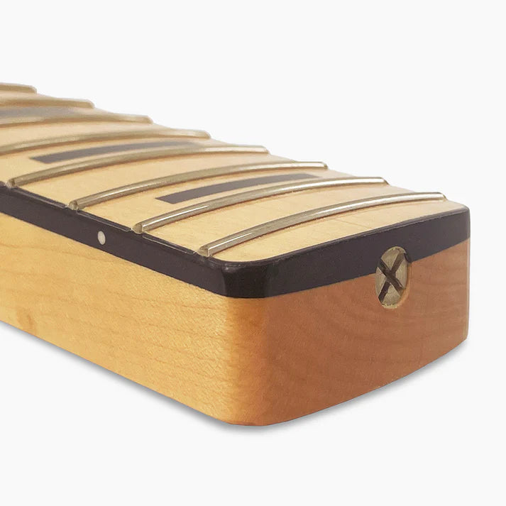 Allparts Jazz Bass Replacement Neck, With Black Binding & Black Block Inlays