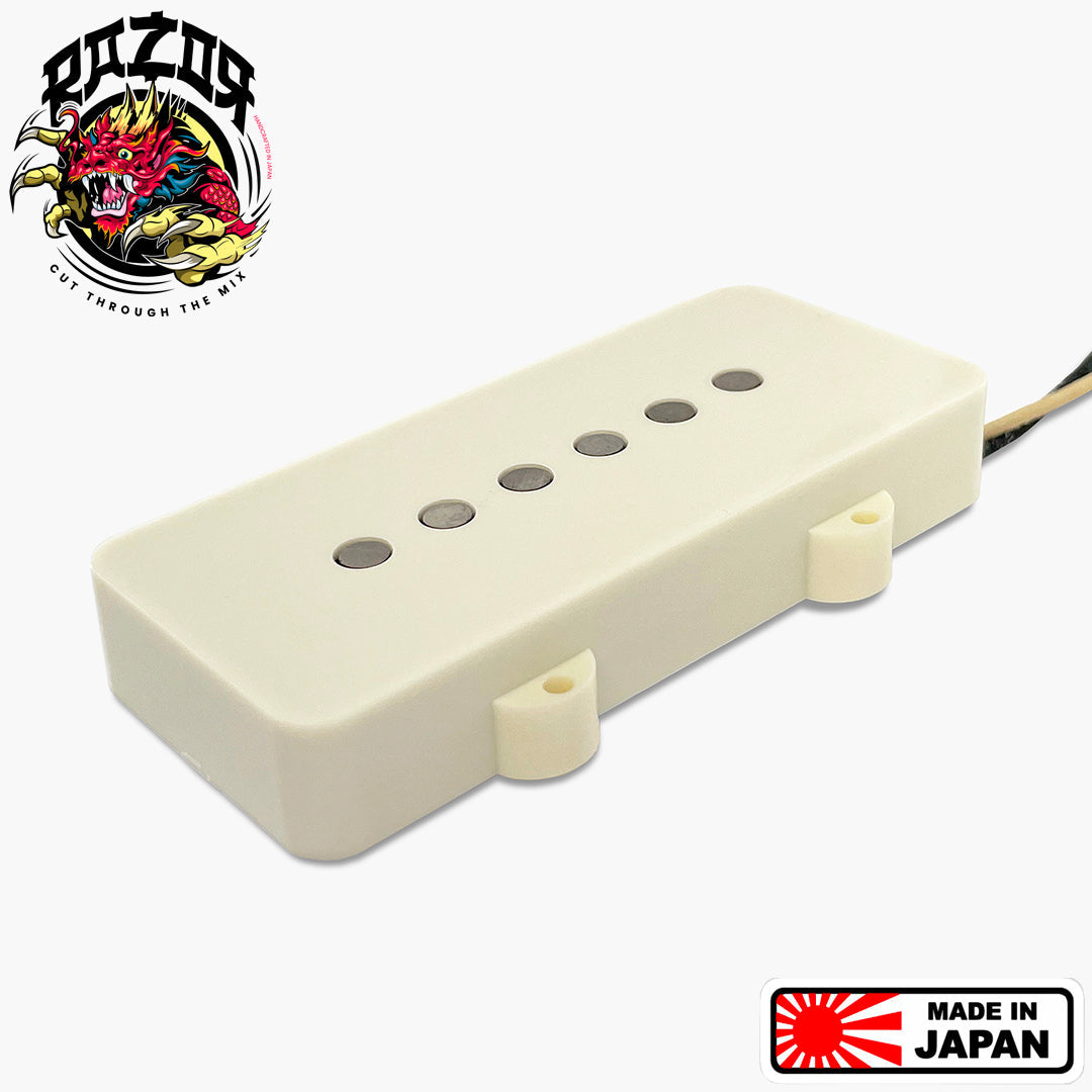 Razor® Mangetsu Full Moon Neck Pickup For Jazzmaster® - Aged White