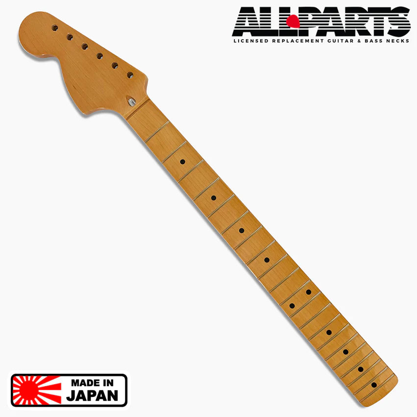 Allparts Large Headstock Strat Neck, Left-Handed,