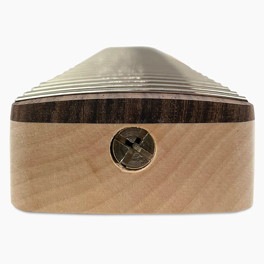 Allparts Large Headstock Strat Neck, Rosewood Fingerboard, No Finish, Heel