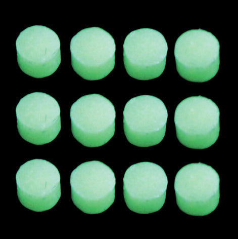 Allparts Glow-in-the-dark 2.3 mm Side Dots, Pack of 12