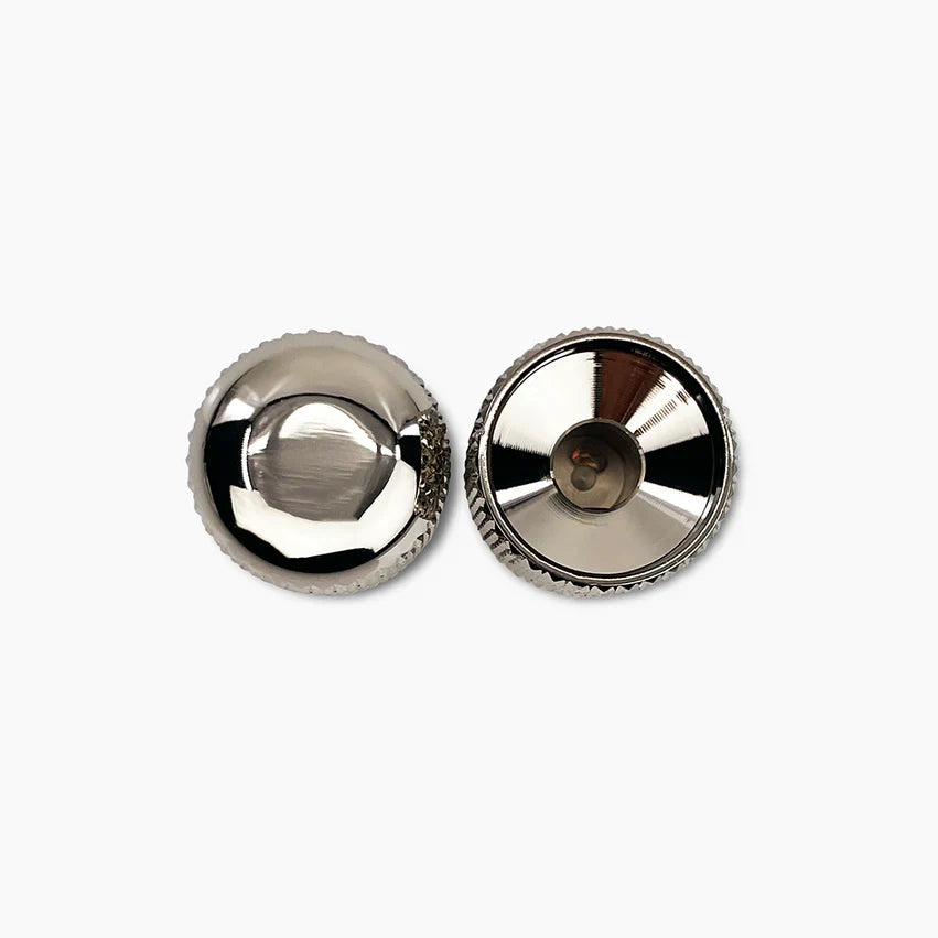 Allparts Metal Dome Knobs, Fits USA Solid Shaft Pots