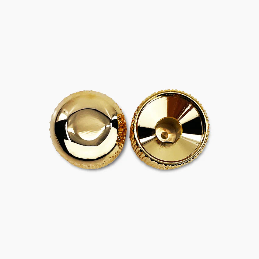 Allparts Metal Dome Knobs, Fits USA Solid Shaft Pots