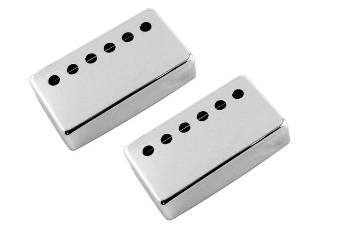 Allparts Pickup Covers for Humbuckers, Nickel-silver, 50mm Spacing, Set of 2