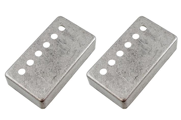 Allparts Pickup Covers for Humbuckers, Nickel-silver, 50mm Spacing, Set of 2