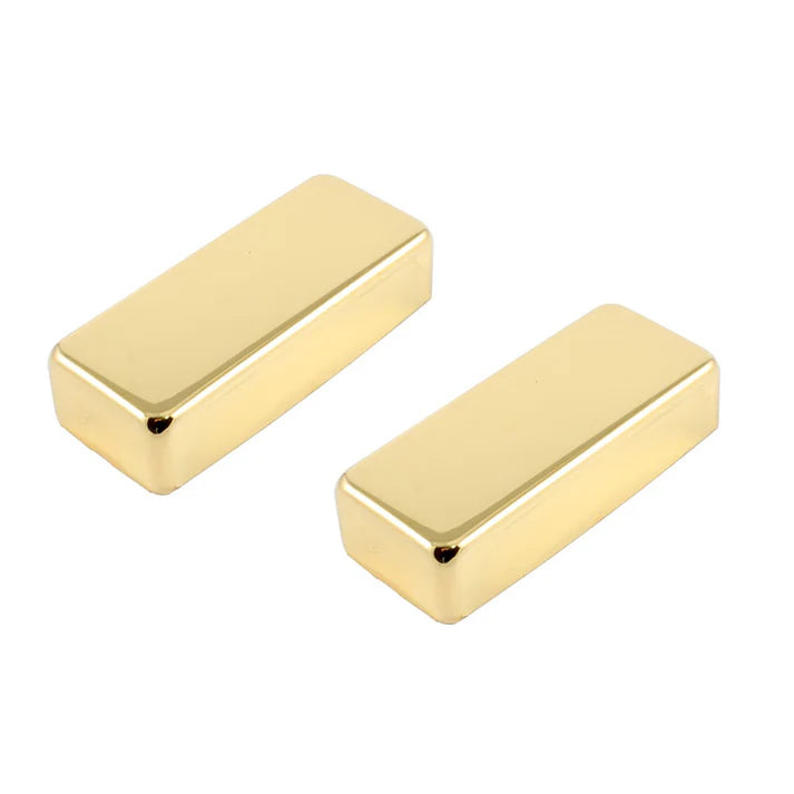 Allparts Mini Humbucking Pickup Covers, Set of 2, No Holes