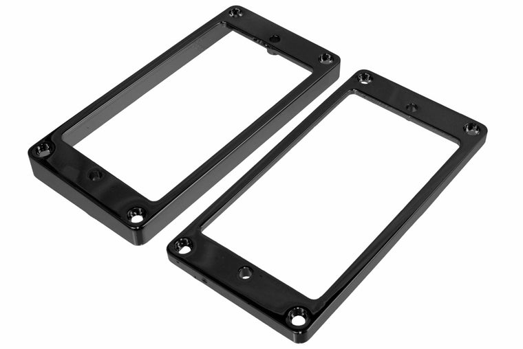 Allparts Humbucking Pickup Ring Set of 2 with Curved Bottom, Metal