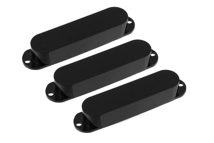 Allparts Pickup Covers for Strat, No Holes, Set of 3
