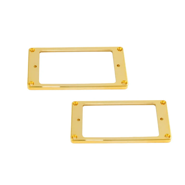 Allparts Metal Humbucking Pickup Rings, Flat, Set of 2
