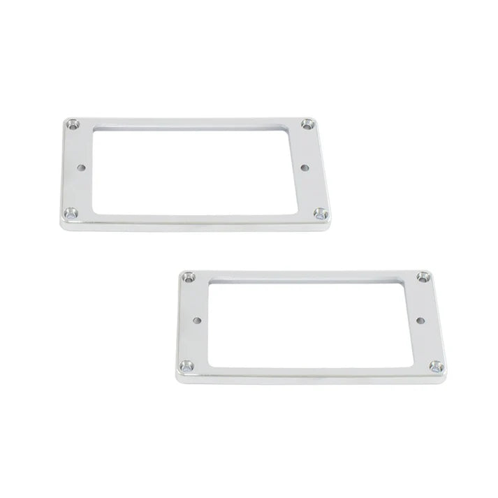 Allparts Metal Humbucking Pickup Rings, Flat, Set of 2