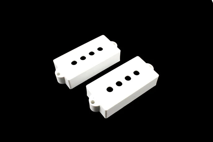 Precision Bass Pickup Cover Set - White