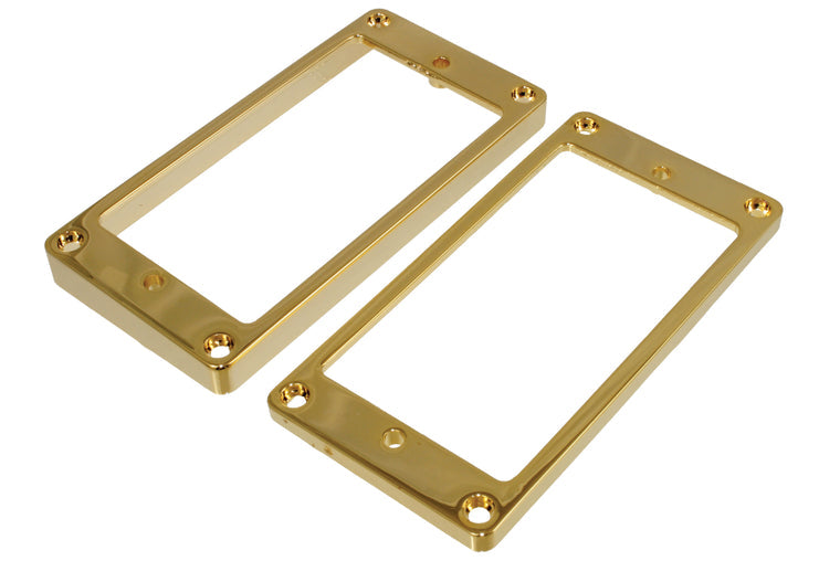 Allparts Humbucking Pickup Ring Set of 2 with Curved Bottom, Metal