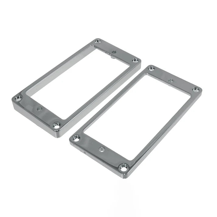Allparts Humbucking Pickup Rings, Slanted, Flat Underside, Metal, Set of 2