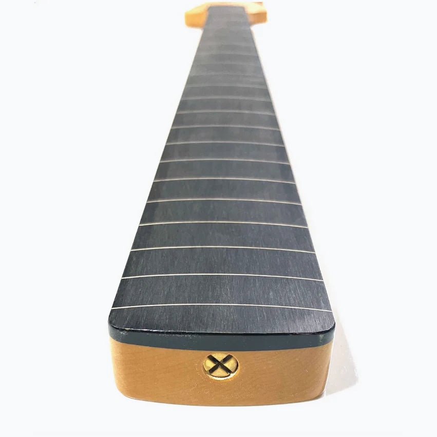 Replacement Neck for Precision Bass, Fretless, with Lines, with Finish, Heel