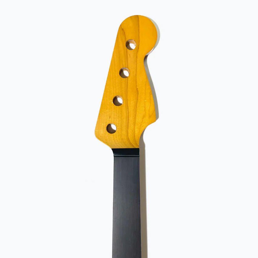 Allparts Replacement Fretless neck for Precision Bass, no lines, with Finish, Headstock