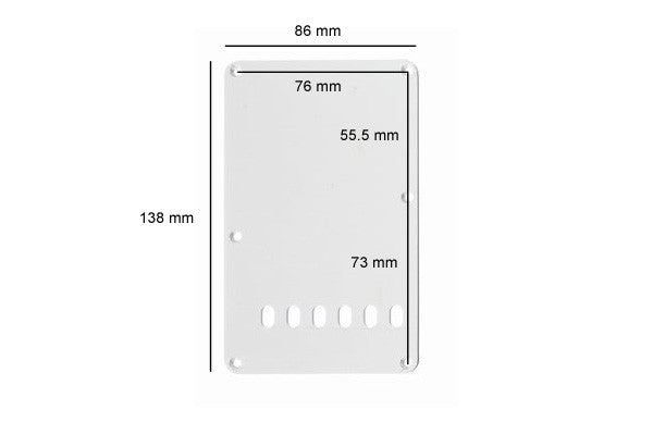 Allparts Tremolo Spring Cover Backplate for Strat
