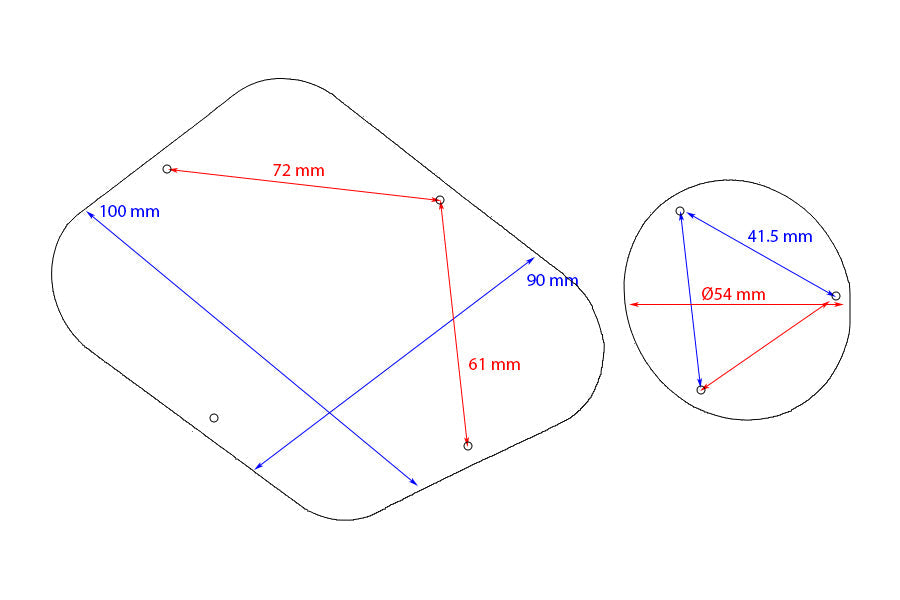 Allparts Back Plate & Switch Cover for Gibson Les Paul®