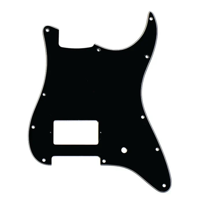 Allparts Pickguard for Strat, 11 Screwholes, 1 Humbucker, 1 Pot Hole