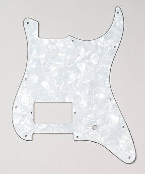 Allparts Pickguard for Strat, 11 Screwholes, 1 Humbucker, 1 Pot Hole