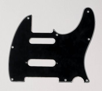 Allparts Pickguard for Tele, Cut for Strat Pickup in Middle, 8 Screwholes
