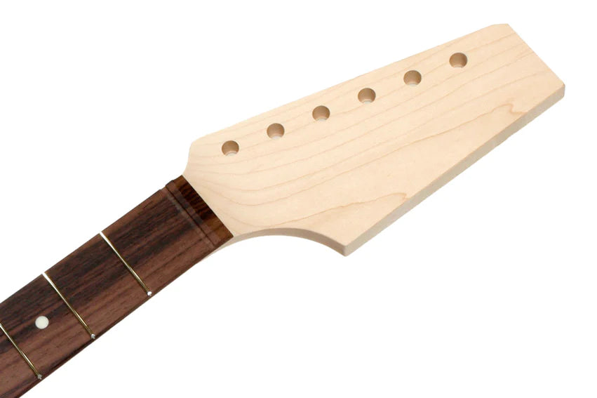 Allparts Paddlehead Guitar Neck With Square Heel, 21 Frets, Rosewood