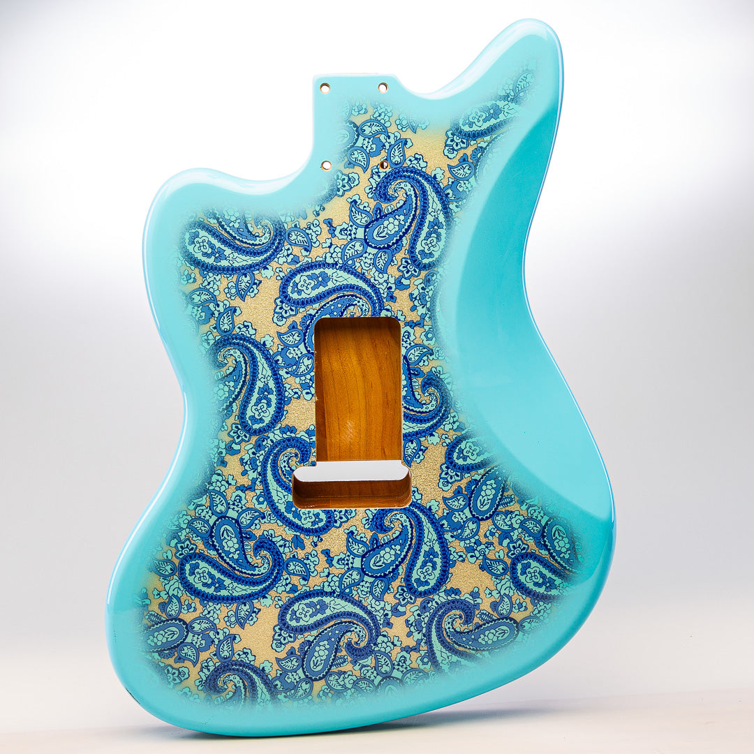 Blue Paisley Back