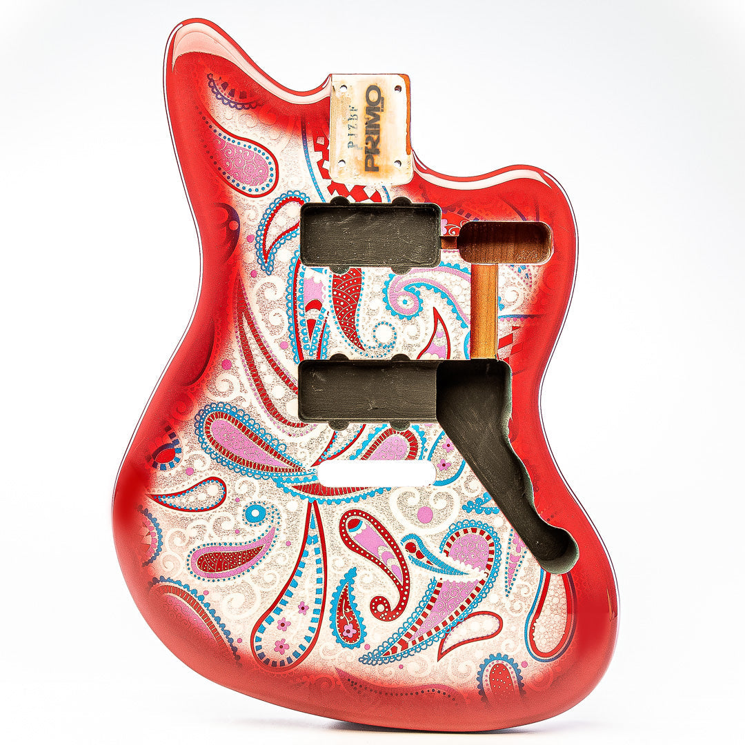 Primo Replacement Jazzmaster Body, Fiesta Paisley