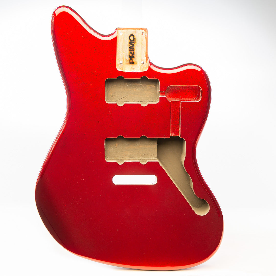 Primo Replacement Jazzmaster Body, Red Sparkle