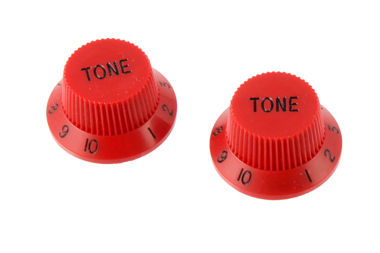 Allparts Tone Knobs for Strat, Plastic, Set of 2