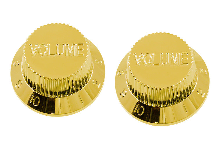 Allparts Volume Knobs for Strat, Plastic, Pack of 2