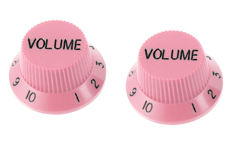 Allparts Volume Knobs for Strat, Plastic, Pack of 2
