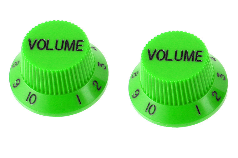 Allparts Volume Knobs for Strat, Plastic, Pack of 2