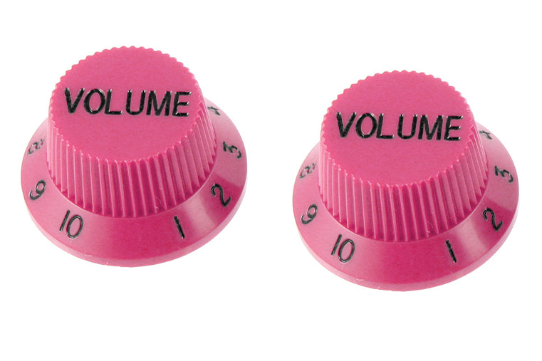 Allparts Volume Knobs for Strat, Plastic, Pack of 2