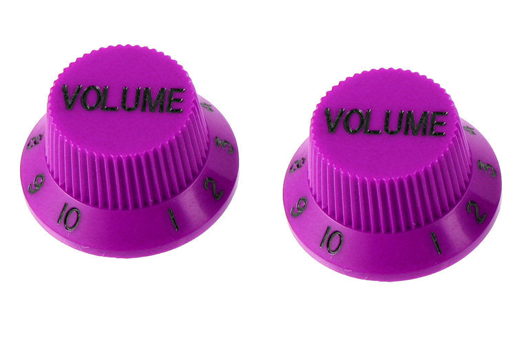 Allparts Volume Knobs for Strat, Plastic, Pack of 2