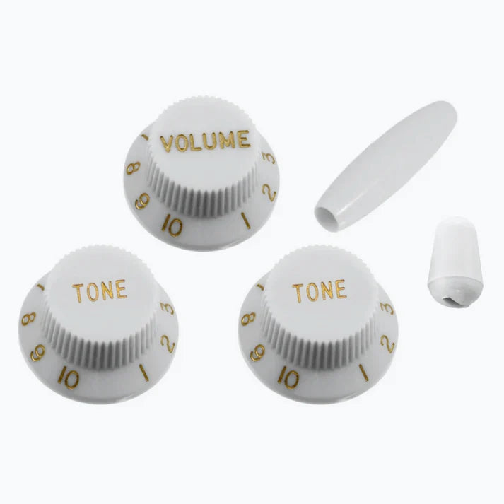 Allparts Knob Set for Strat, Plastic