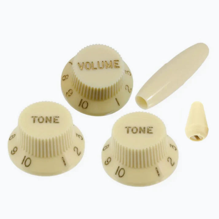 Allparts Knob Set for Strat, Plastic