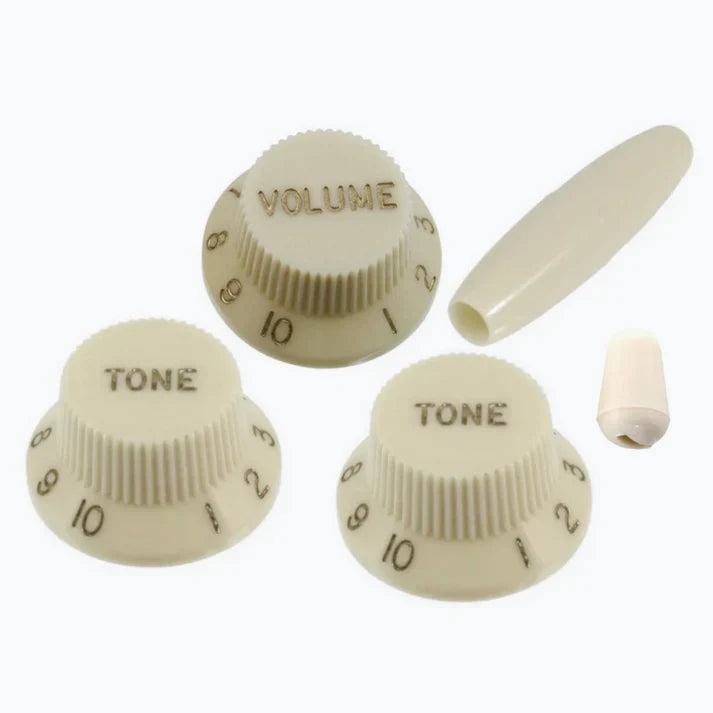 Allparts Knob Set for Strat, Plastic