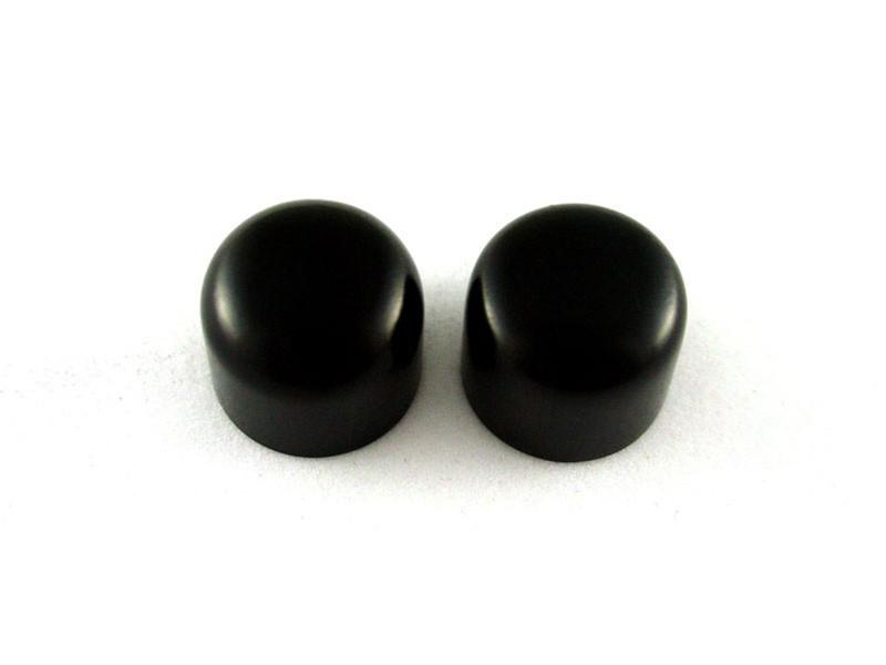 Allparts Wooden Dome Knobs, Set of 2, Push-On, Ebony