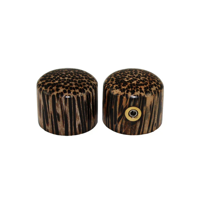 Allparts Tiger Wood Knobs, Set of 2