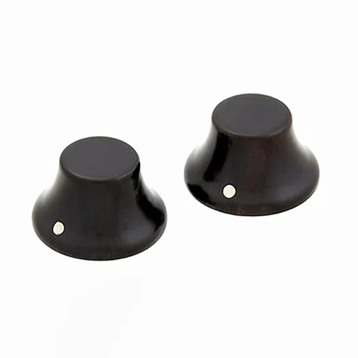 Allparts Wooden Bell Knobs, Set of 2, Push On